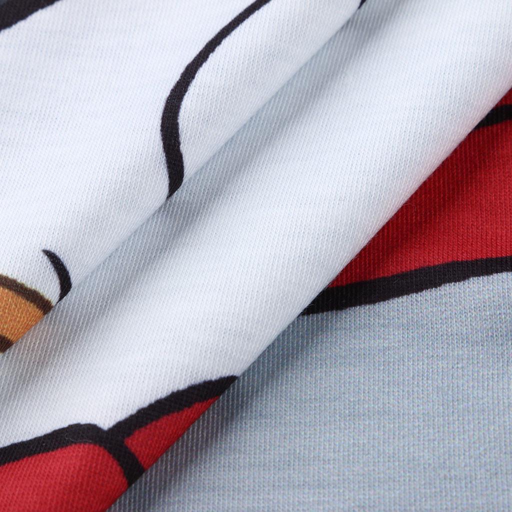 Christmas Women Mom Printed Letter Top+Print Pants  Family Clothes Pajamas