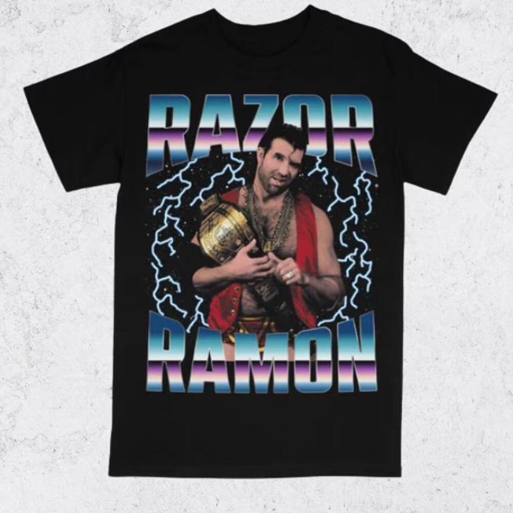 Razor Ramon Retro Vintage Professional Wrestling T Shirt Gift for Fan S-5XL Unisex T-Shirt XXL