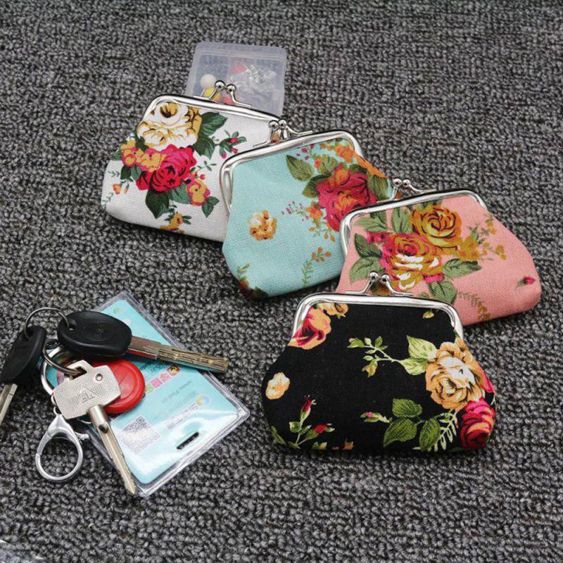 Petit Porte-monnaie / Porte-cartes Femme - Gris En Coton - Neuf Sans étiquettes