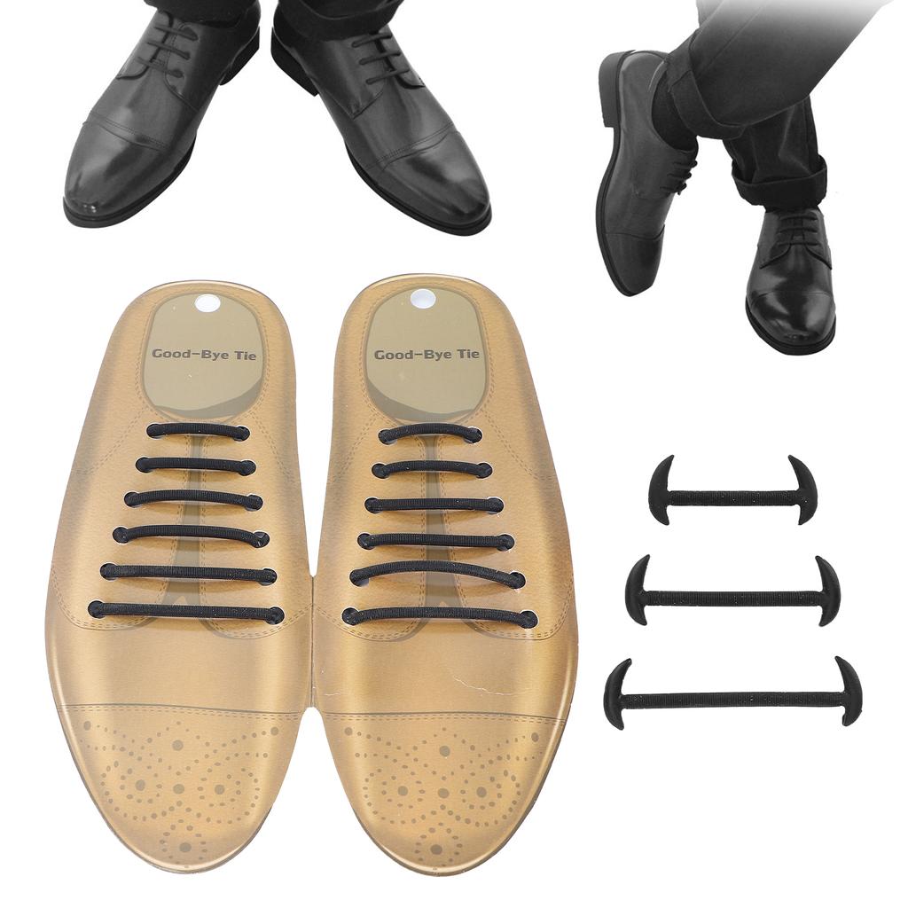 12pcs Professional No Tie Shoelaces Travel Portable Waterproof Elastic Silicone Shoelace