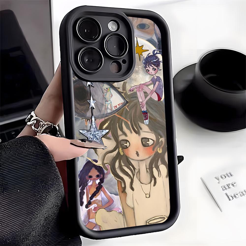 A-Aya T-Takano Kunst Handyhülle Für IPhone 17 Pro Max 16 15 14 Pro Max IPhone 13 Pro Max 11 Plus Silikonhülle
