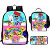Sprunki Rhythm Box, Game Anime Backpack, Student Schoolbag, Computer Bag