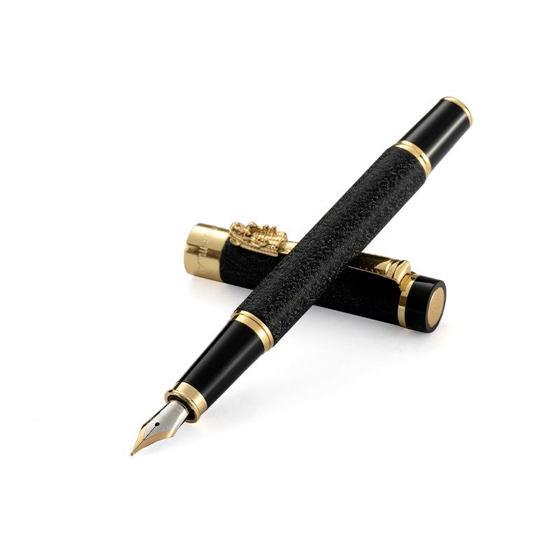 

Креативная личность Металлическая перьевая ручка-фонтан для каллиграфии Практика каллиграфии Перьевая ручка для бизнеса Рекламная подарочная ручка Curved tip-1.0mm