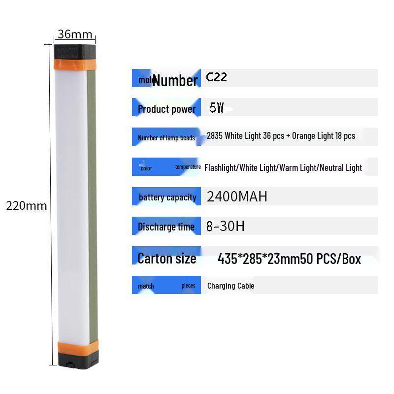 Rechargeable Super Bright Night Market & Camping Lights for Power Outages