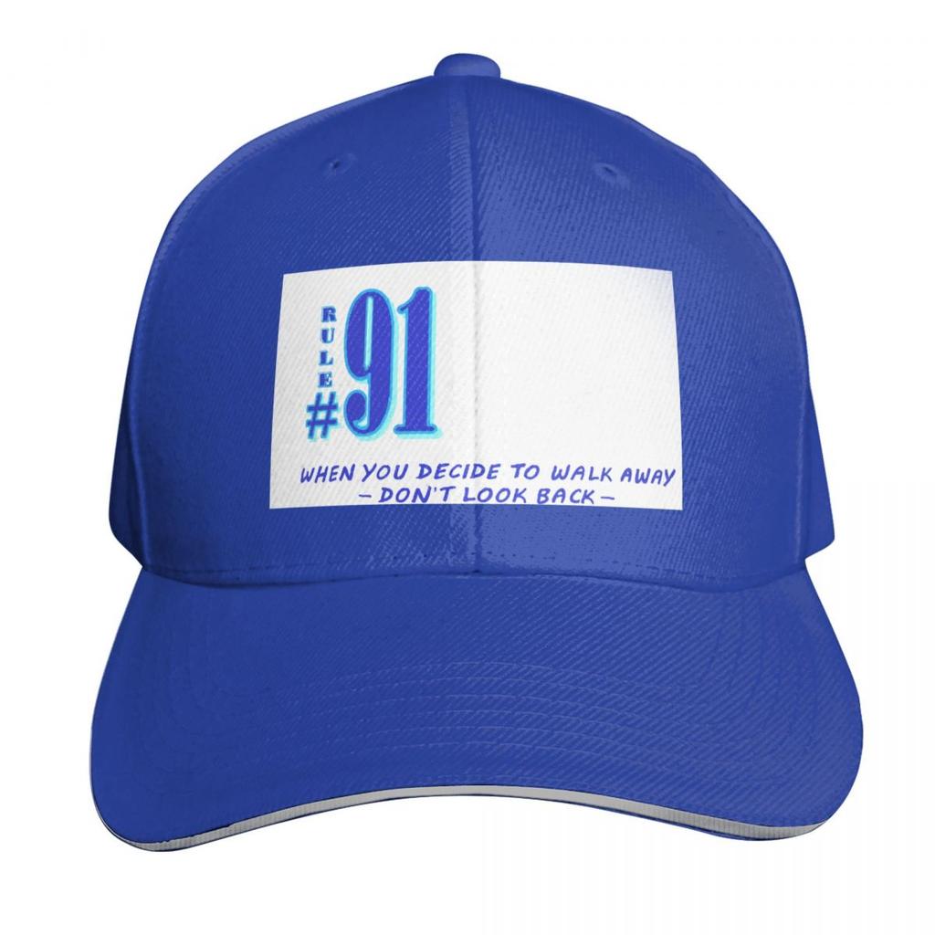 Gibbs Rule 91 Baseball Cap Snapback Flat Bill Strapback Dad Hat Six Panel Structured Crown
