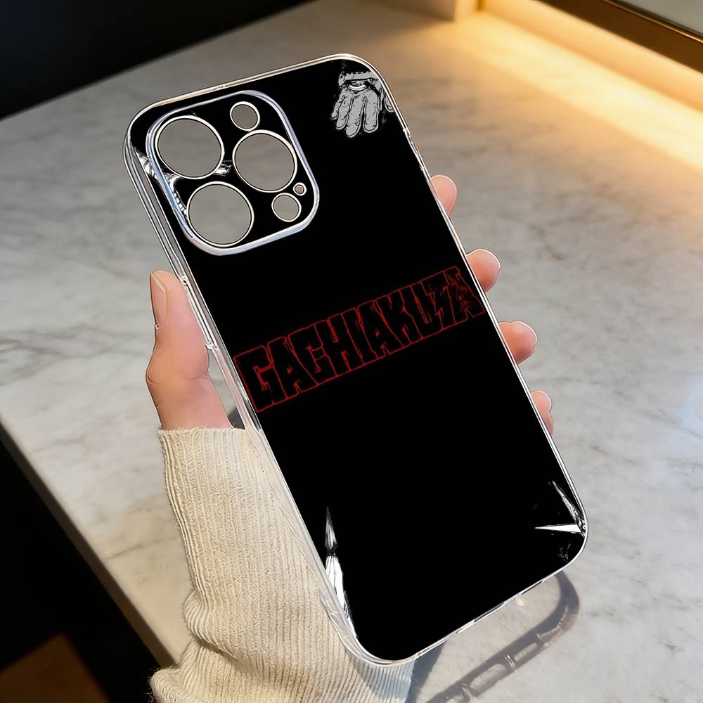 

G Gachiakuta Phone Case For iPhone 17 16 15 14 13 12 11 Mini Pro Max Plus Transparent Cover iPhone16se4