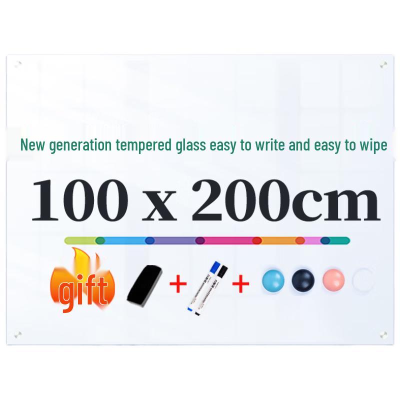 Deli 50047 Magnetic Tempered Glass Whiteboard