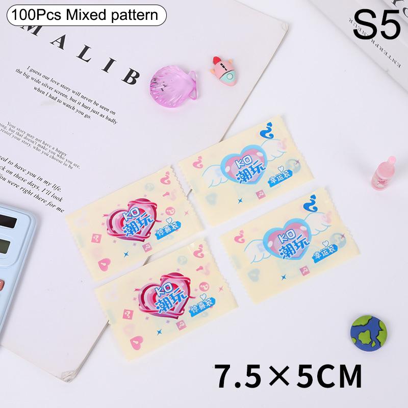 

100 шт. пустые игрушки-сумки, мультяшные миниатюрные рождественские украшения своими руками, аксессуары, детские сюрпризы, самодельные игрушечные сумки