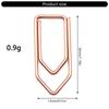 Metal Crayon Paper Clips in Assorted Colors Ideal for Bookmarking and Organizing Office Documents Durabiity