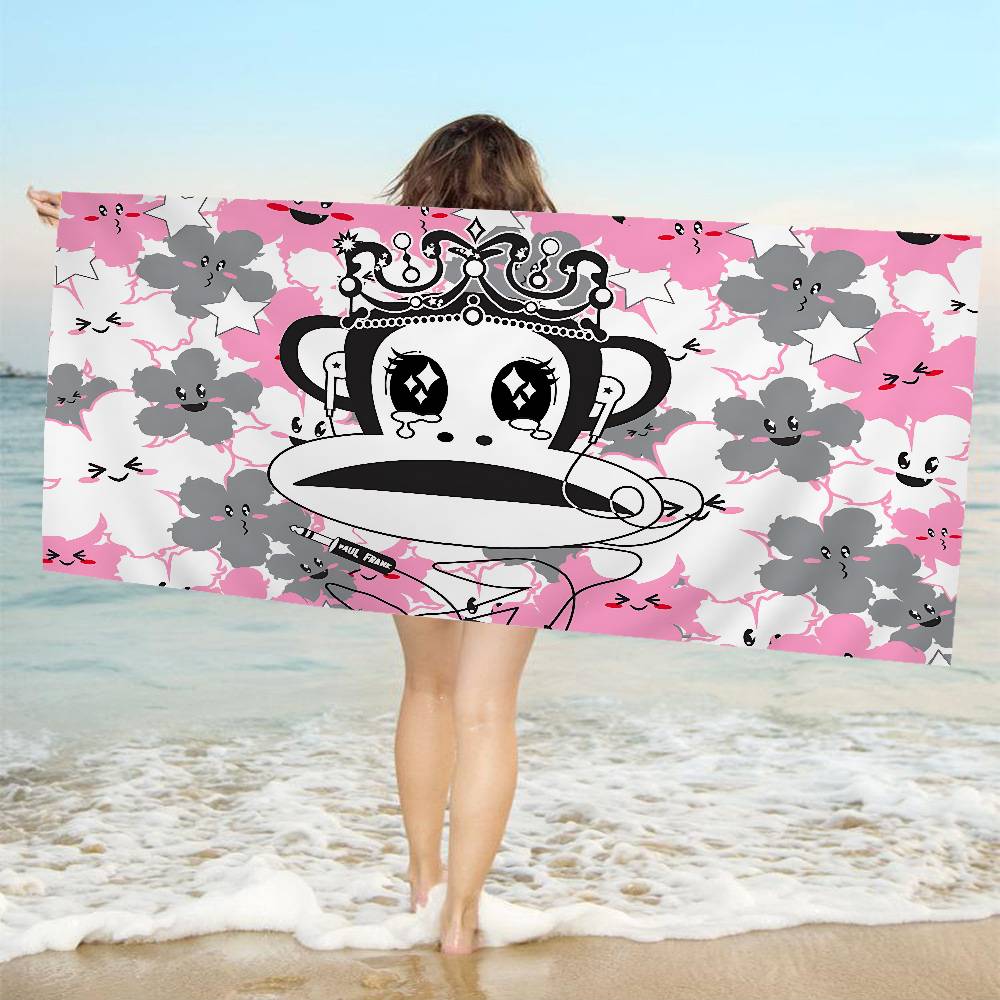 Logo P-Pauls F-Frank Anime Beach Swimming Towel Soft Absorbent Washcloth Children's Gifts for Kids Travel Camping Gym