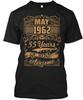 May 1962 55 Years Of Being T-Shirt Made In the USA Size S To 5XL