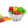 Fruit Strainer Basket Multipurpose Stainless Steel Vegetable Fruit Kitchen Colander Bowl For Pasta Fruit Noodle 26cm / 10.2in