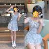 French Niche Design Floral Dress Milk Tie Sweet First Love Date Princess Dress Lace Bow Small Man