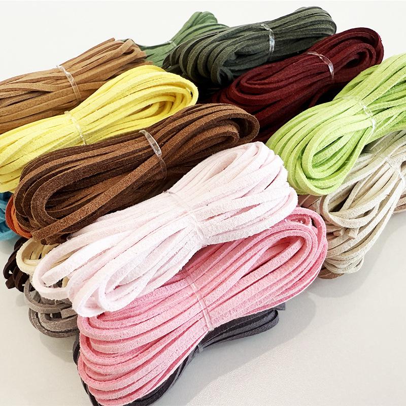 Korean Velvet Cord DIY Jewelry Gift Box Accessories Double-Sided Suede Ribbon