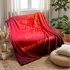 Middlesbrough FC Custom Name Text Flannel Blanket Soccer Logo Personalized Fleece Throw Blanket Special Gift For Sofa Bedroom Home