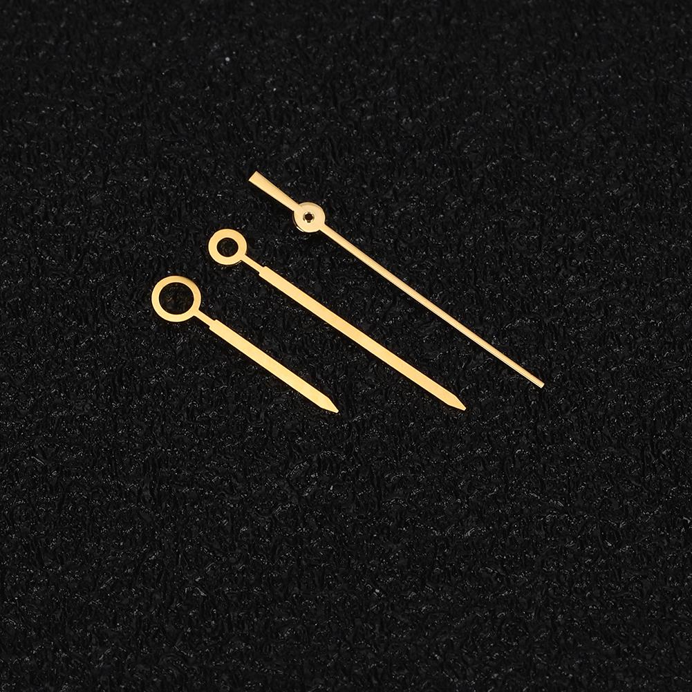T95 Men Watch Hour Minute Second Hands Watch Needles Fit for ETA2824 MovementGold
