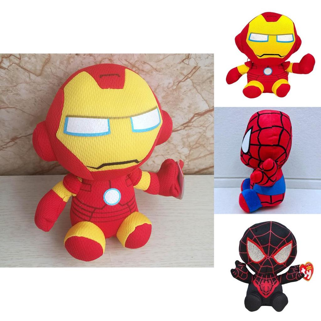 15cm Avengers League Plush Toy Spiderman Batman Iron Man Exquisite Details