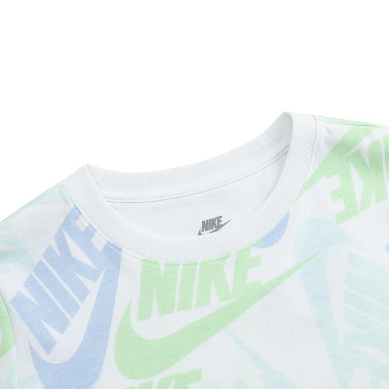 Nike Bedrukt T-shirt en Short Set voor Kinderen