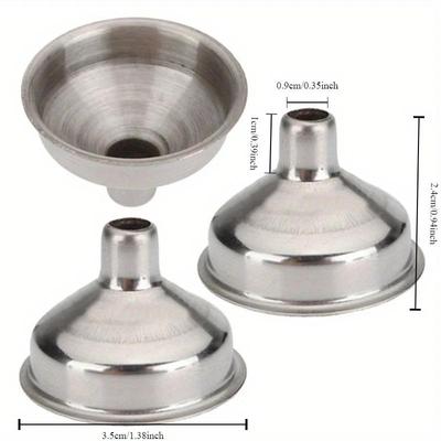 New 1PC Silver Mini Stainless Stee Funnel Set Canning Preserving & Small Bottle