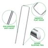 Metal Plastic Lawn Ground Garden U Pins Artificial Grass Steel Pegs Staples Turf nails Hooks