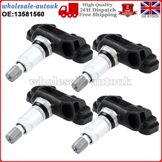 4PCS TPMS Tyre Pressure Sensor For Vauxhall Astra Corsa Zafira ignia 13598775
