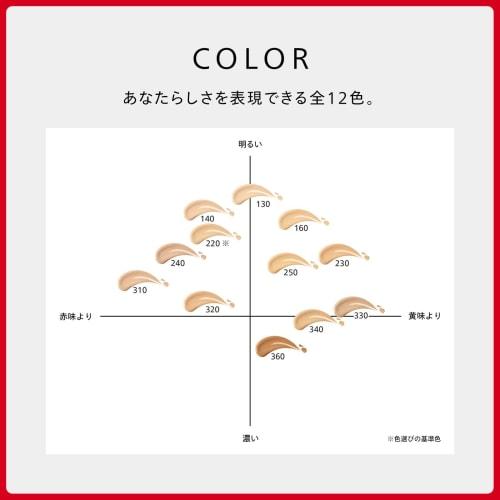 [Official] SHISEIDO Essence Skin Glow Kit (220 Linen) | Makeup Base Foundation + Beauty Serum 10mL Small Included | Liquid Form | Unscented | Glossy,