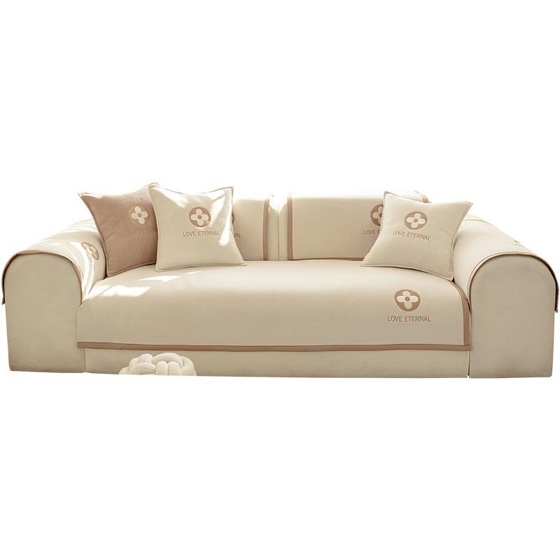 Chenier Sofa Cushion Anti-Cat Scratch All-Season Coffee Cover Modern Light Luxury High-End Cover Cloth Non-Slip Seat Cushion