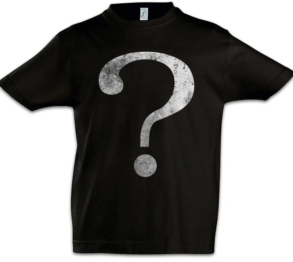 Questionmark Boys kids boys T-Shirt Question Mark Fun Geek Nerd Teacher Scientist 100