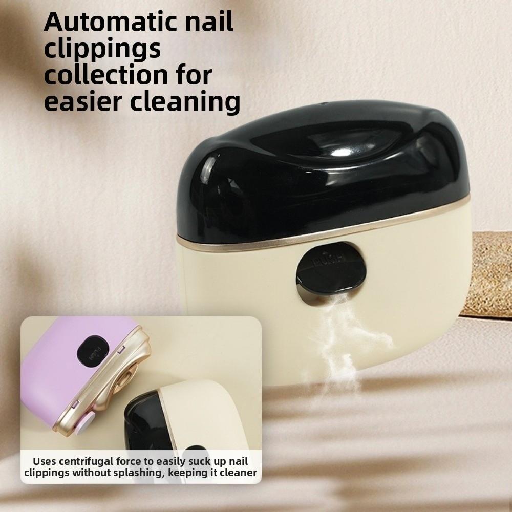 With LED Automatic Nail Trimmer Safe Design Nail Polisher Baby Toes Nail Clipper For Toddlers