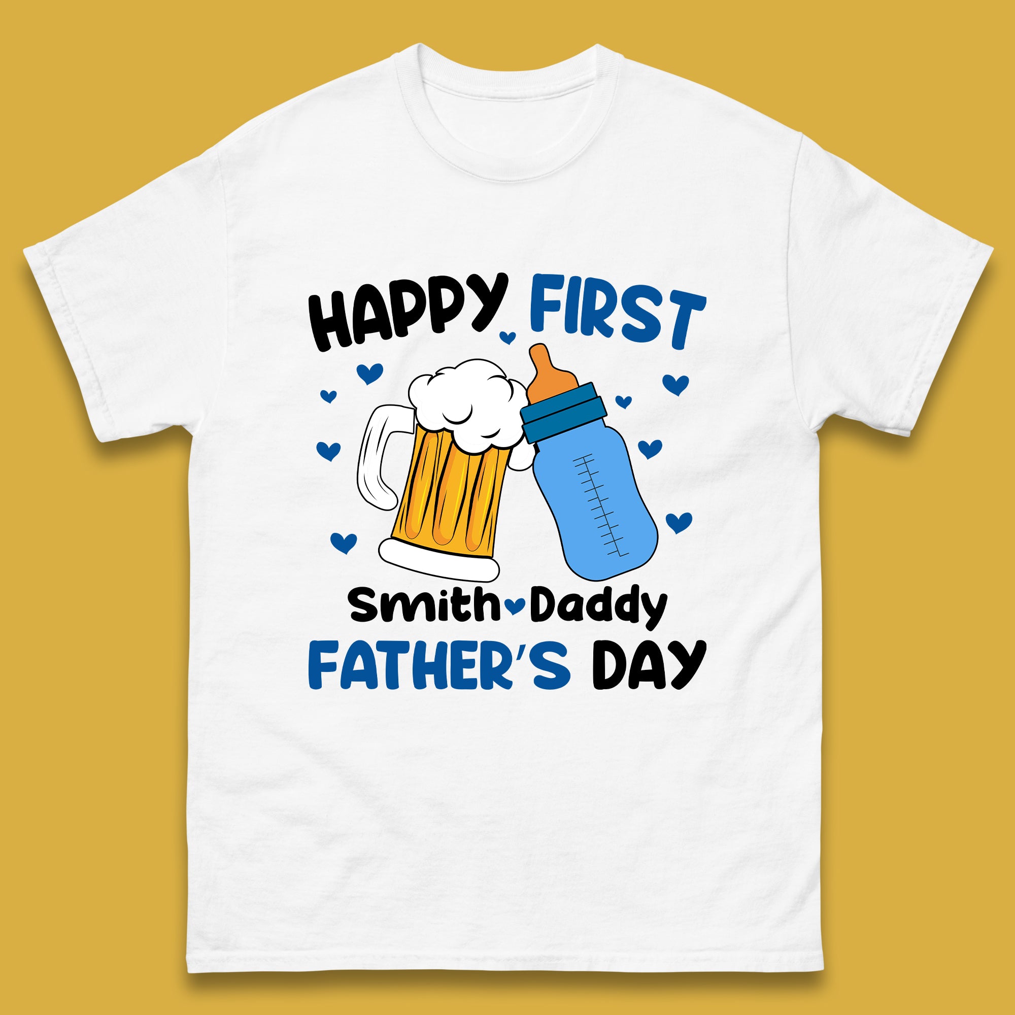 Happy First Father s Day Mens T-Shirt S