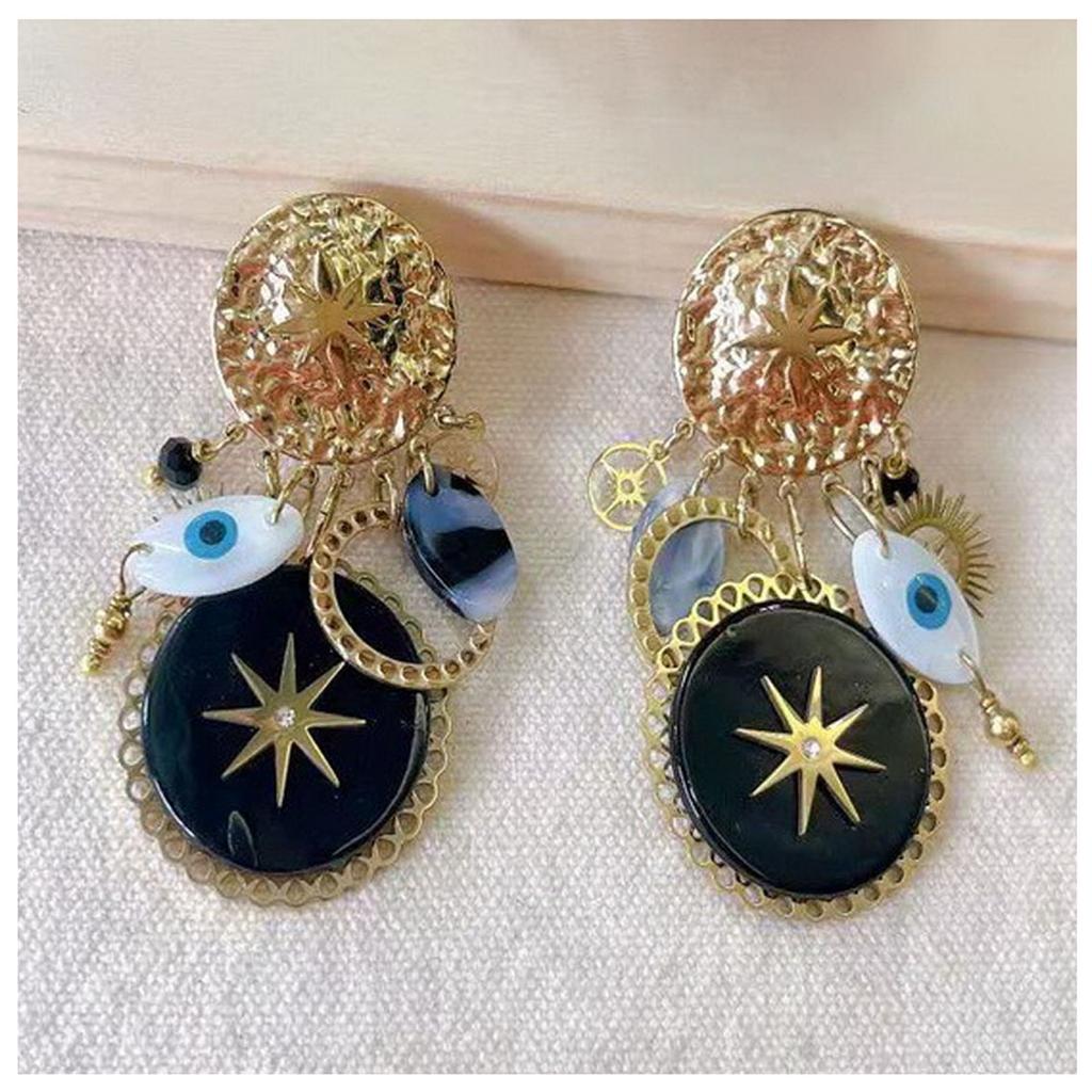 Lot De Clips D'oreilles Créateur Vintage – Doré – À Identifier