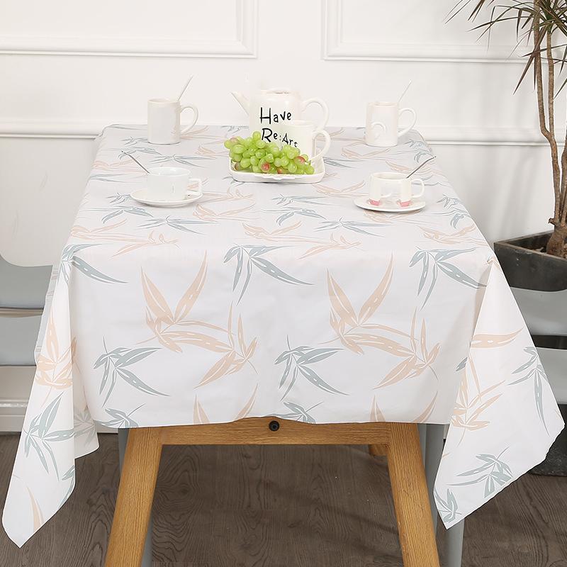 Warm Cozy Atmosphere Heat Resistant Waterproof Oil Proof Tablecloth For Home Dining