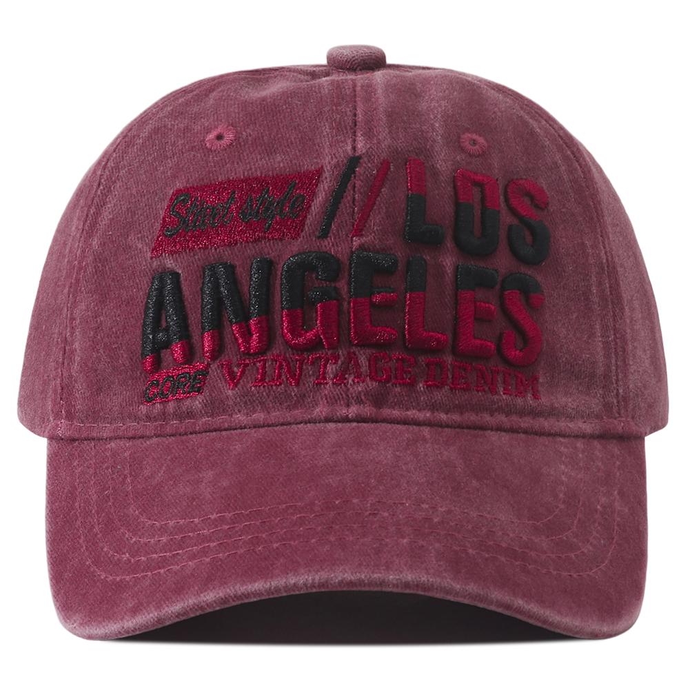 New Unisex Retro Letters Embroidered Baseball Cap Casual Sun Protection Peaked Caps For Women Men Outdoor Sunshade Hats