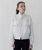Ttudement Stand Collar Blouson White