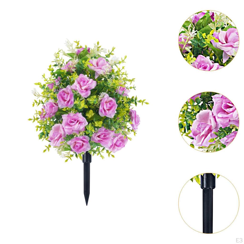 Artificial Commemorative Flower with A False Stake -based Plant at The Table of