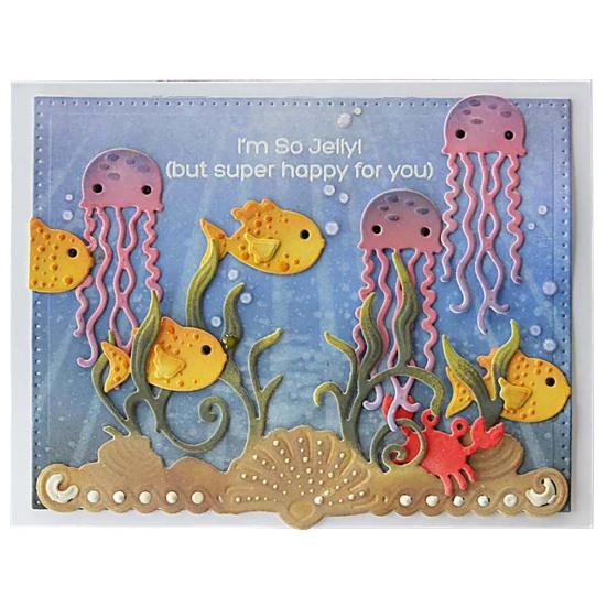 Jellyfish Octopus Crab Metal Cutting Dies DIY Scrapbooking Paper Cards Stencil