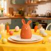 Bunny Silicone Mold Geometric Facet Cute Thanksgiving 3D Silicone Mould Bunny Shaped Mold For Holiday Party Offices Home Room
