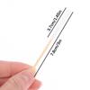 30pcs Bamboo Cotton Swabs Long Head for Tattoo Makeup Eyebrow Lip Cleaning
