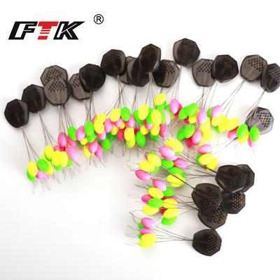 1pz-100pz Fagioli Spaziali in Gomma Stop per Pesca alla Carpa Galleggiante Stop per Carpa Galleggiante Strumento da Pesca Oliva