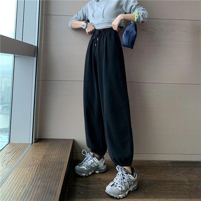 Női Szürke Határon Túli Harem Leggings - Alkalmi Tavaszi/Nyári Divatos Vékony Egyenes Nadrág