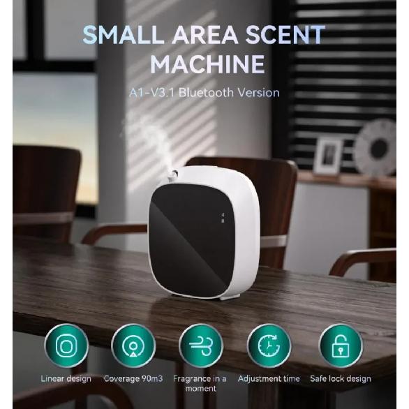 Smart  Fragrance Oil Diffuser App Control Battery Operated Electric 100ML Aroma Diffuser Scent Air Freshener Home OfficeToilet