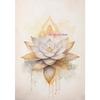 Zen Yoga Meditation Spiritual Vintage Wall Art Poster Print Canvas Painting for Room Home Decor Tree of Life Buddha Lotus Flower