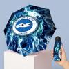 Brighton & Hove Albion Futbol Desenli Mini 5 Katlı 8 Şemsiye Şemsiyesi Rüzgar Geçirmez Su Geçirmez Hafif Taşınabilir Katlanır