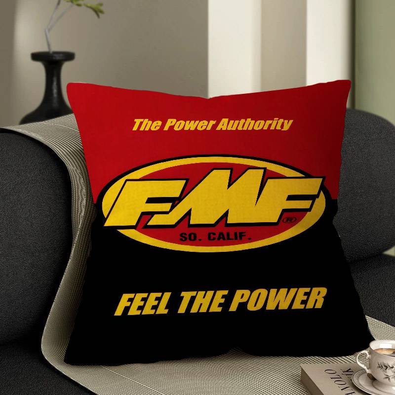 

FMF Racing Logo Pillow Gift Home Office Decoration Bedroom Sofa Car Cushion Cover case 45x45 12x12Inch
