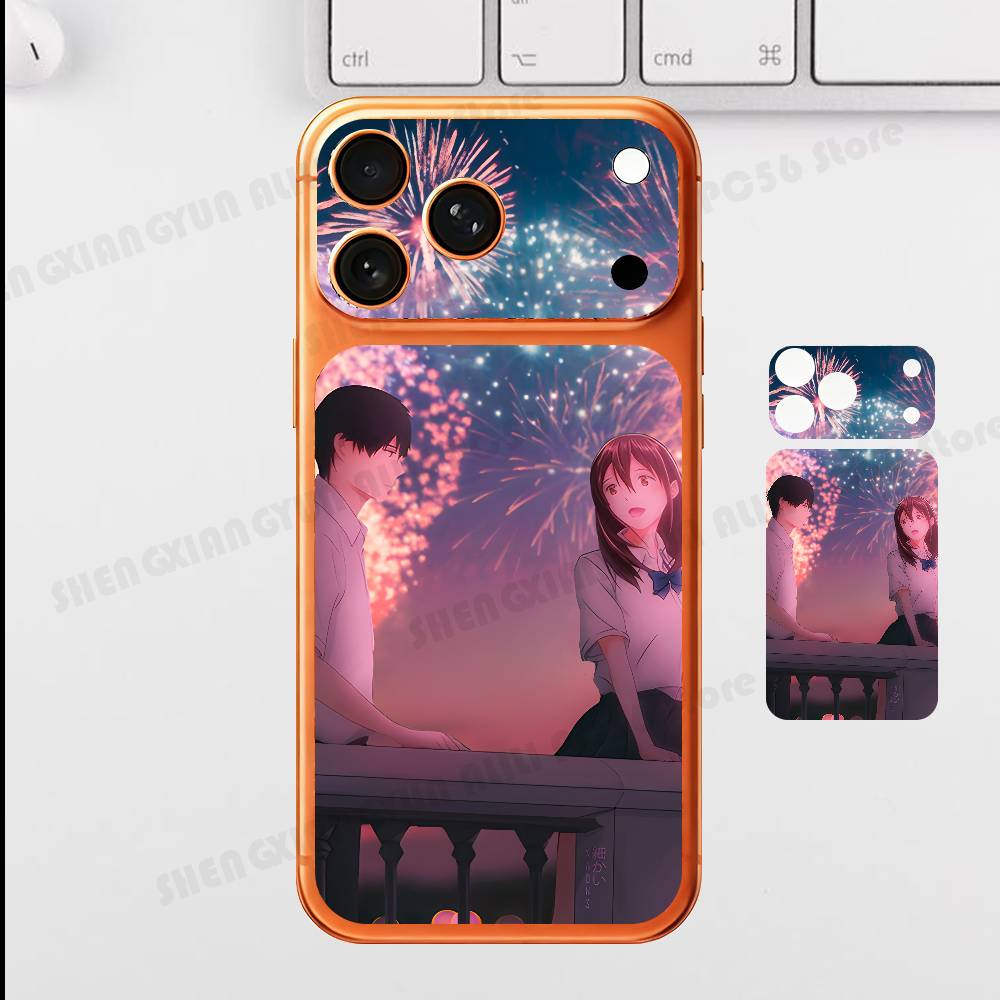 

Аниме S-Shiga Y-Yamauchi Для iPhone 17 Pro ProMax Задняя Защитная Декоративная Наклейка Задняя Крышка iPhone17promax