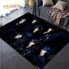 Tappeto Kpop Bangtan Boys Tappeto BTS Tappetini per Tavolino Soggiorno Tappeto Camera da Letto Tappetini per Pavimento Lavabili Tappetino per Area Domestica Regalo
