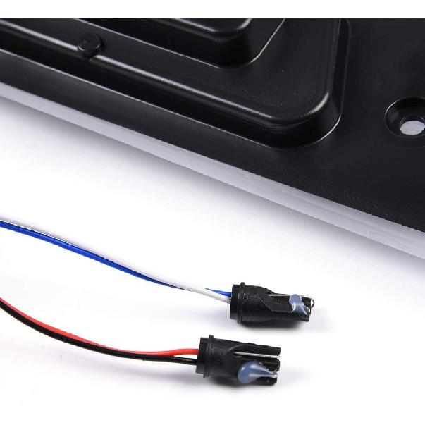 GRAND ORANGE LED 3rd Third Brake Light Compatible With 2009-2014 Ford F150 High Mount Rear Brake Stop Light Cargo Lamp Chrome Housing Clear Lens