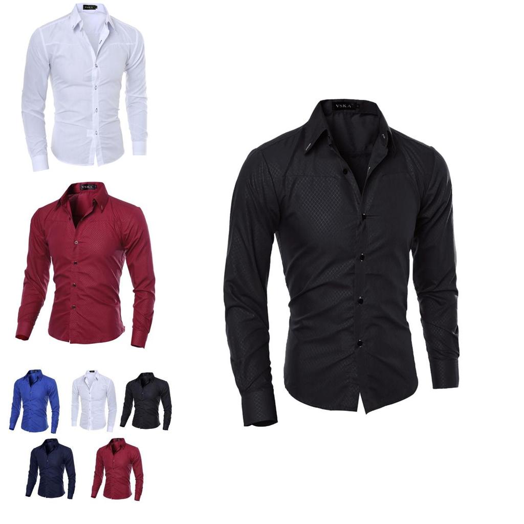 Premium Quality Soft Men Shirt With Long Sleeves And Timeless Solid Color