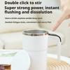 Automatic Stirring Coffee Cup with Temperature Display, Rechargeable Coffee Mug, 13.5oz Self-Stirring Mug with Lid, Stainless Steel Smart Mixing Cup