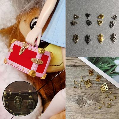 Box Accessories Manual Suitcase Protector Doll Bags Parts Dollhouse Metal Crafts Box Case Corner